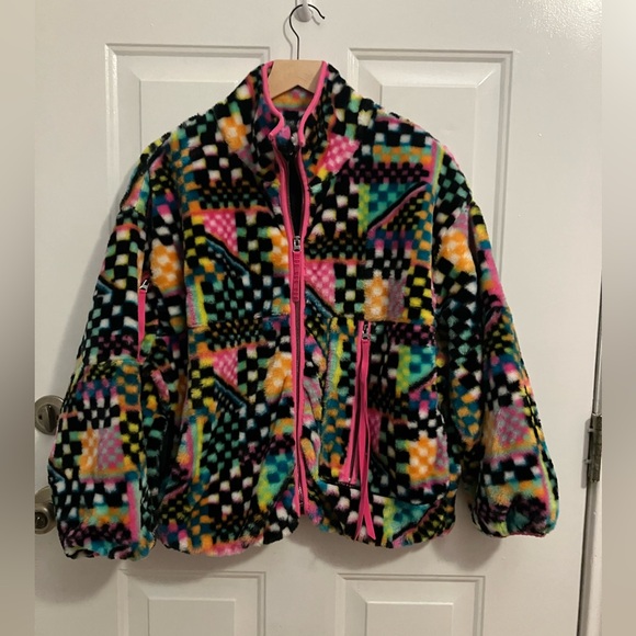 UGG- multi-color, check print sweater - Picture 2 of 6